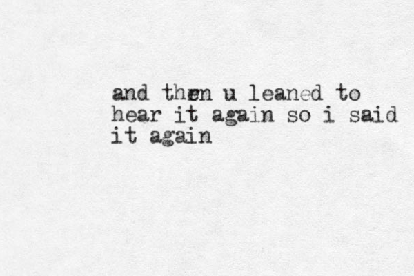 and thrn e u leaned to hear it again so i said it again