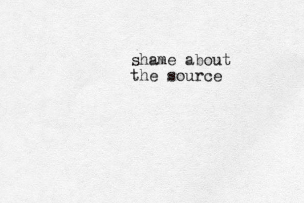 shame about the source