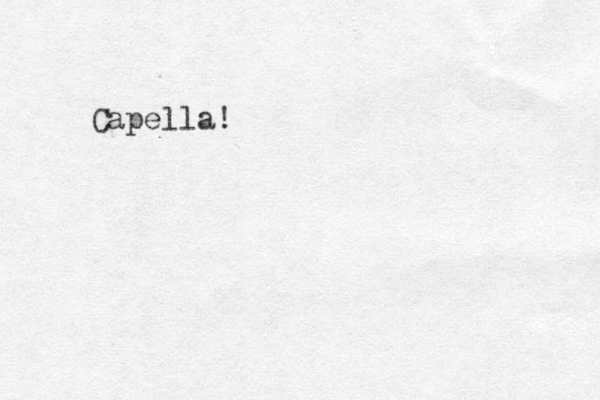 Capella! 