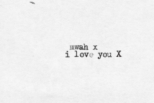 mwah x i love you X