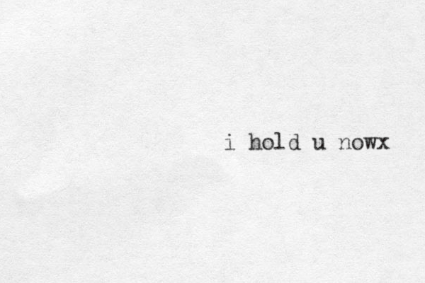 i hold u nowx 