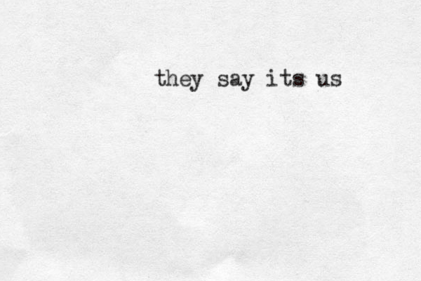they say its us