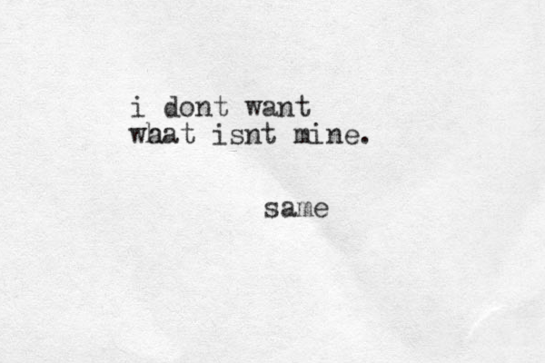 i dont want wa hat isnt mine. same