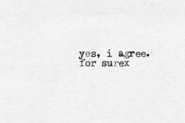 yes, i agree. for surex