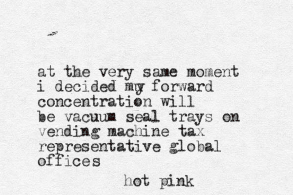 at the very same moment i decided mu forward concentration will be vacuum seal trays on vending machine tax representative global office y s hot pink 