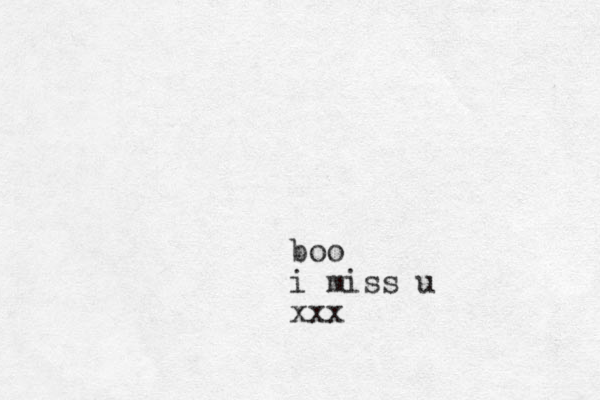 boo i miss u xxx 