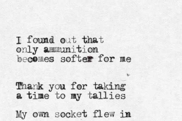 I found out that only a mmunition becomes softer for me Thank you for taking a time to my tallies My own socket flew in 