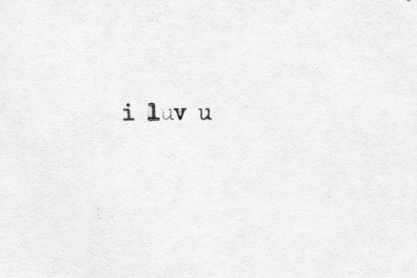 i luv u