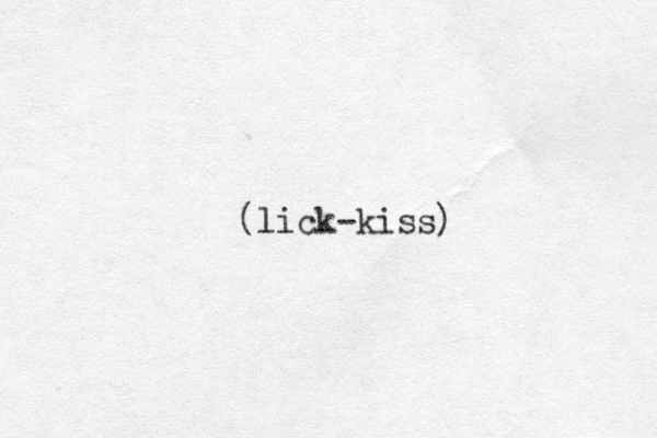 (lick-kiss)