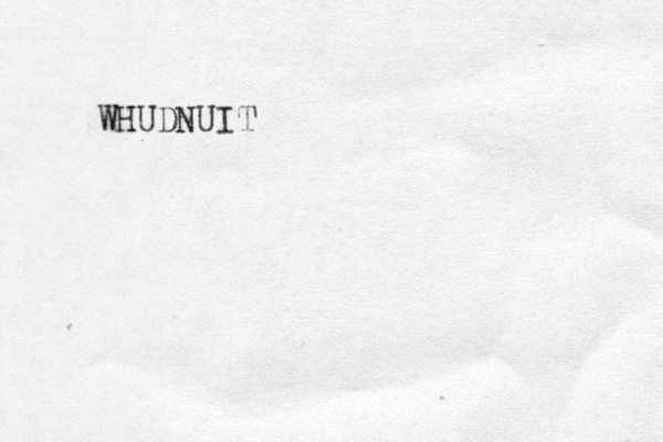 WHUDNUIT 