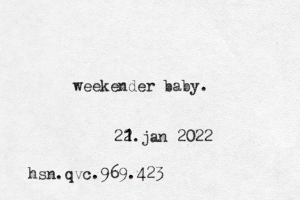 weekender baby. 22 1 1 1.jan 2022 hsn.qvc.969.423
