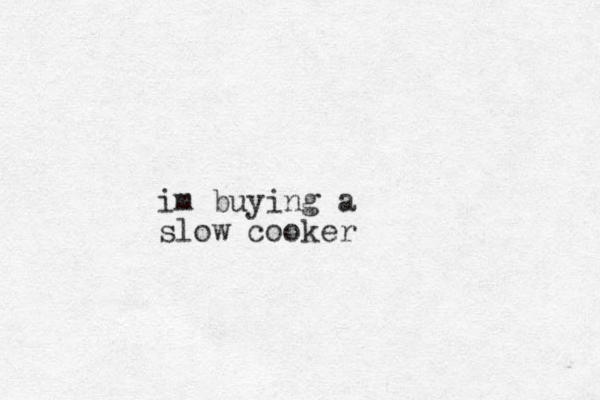 im buying a slow cooker