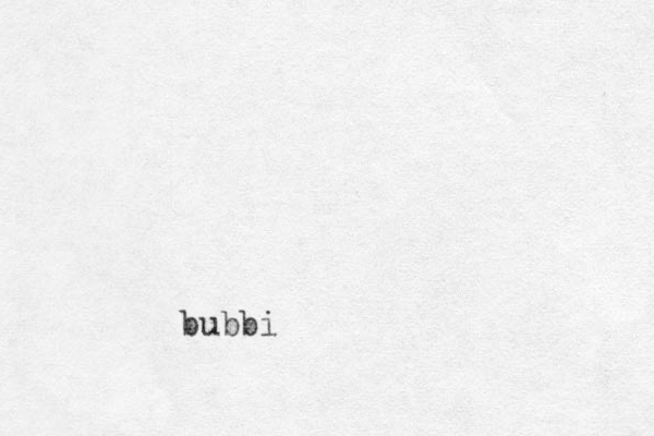 bubbi