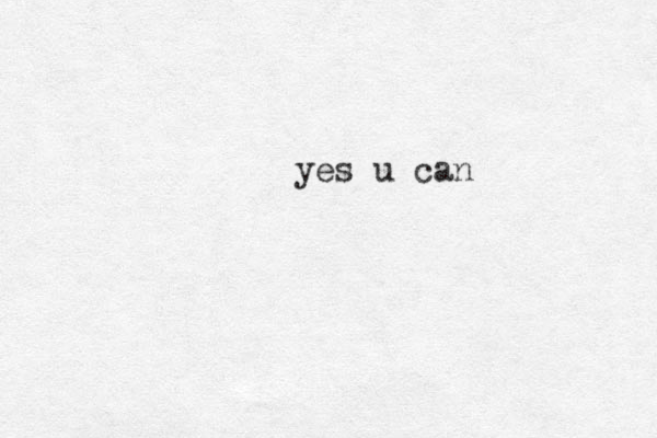 yes u can