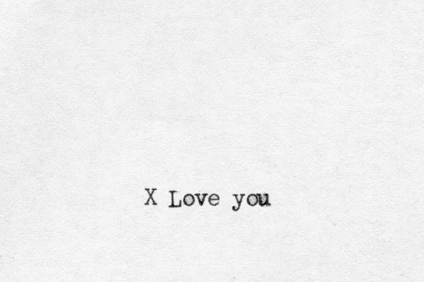 X Love you