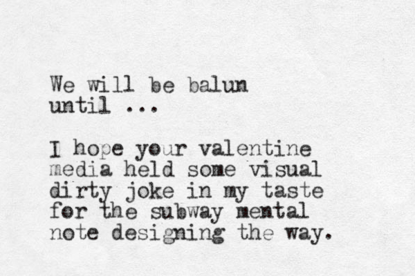 We will be balun until ... I hope your valentine media held some visual dirty joke in my taste for the sub way mental note designing the way.