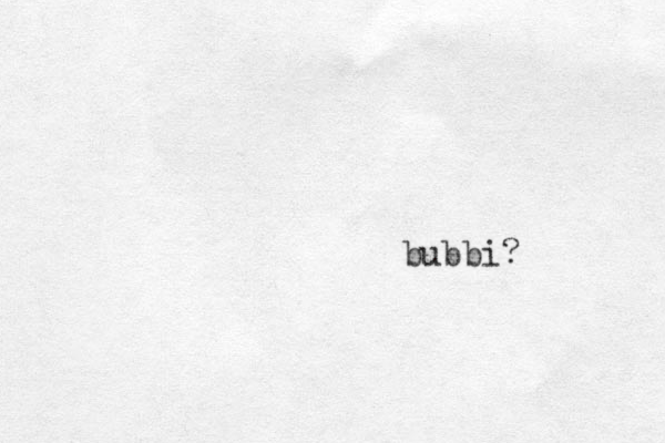 bubbi?