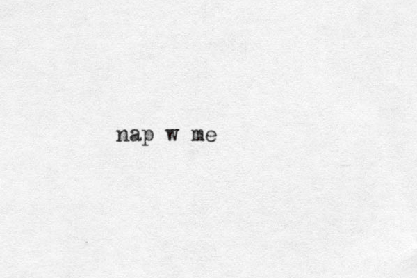 nap w me