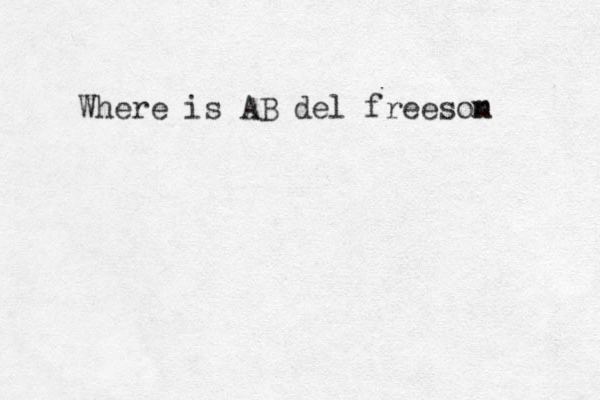 Where is AB del freesom n 