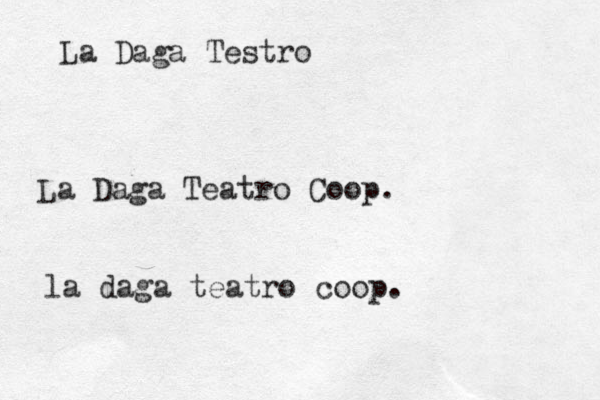 La Daga Testro La Daga Teatro Coop. la daga teatro coop. 