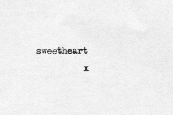 sweetheart x