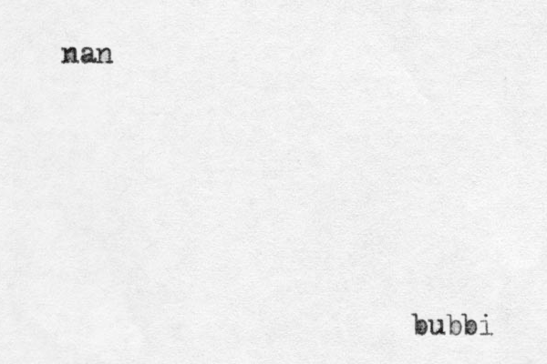 nan bubbi 
