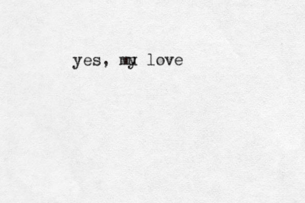 yes, mu y love
