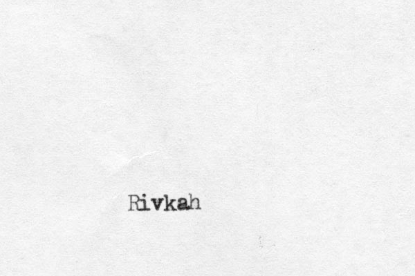 Rivkah