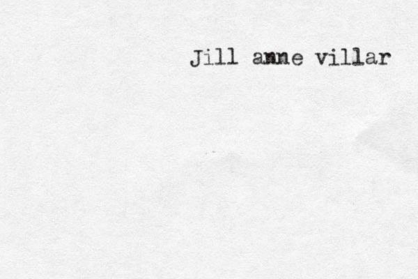 Jill anne villar 