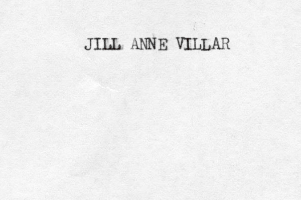 JILL ANNE VILLAR 