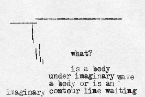 -------------------- | | | | ______ | | | | | | | what? is a body under imaginary a body or is a contour line waiting n imaginary p wave 