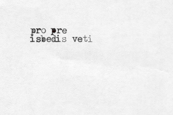 pro pre isbedis veti 