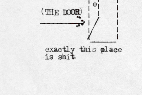 exactly this ola p ce is shit | | | | | |______ | | | | | | / / / | | | o (THE DOOR) __________ . . . . . . . . . 