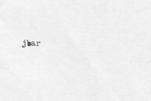 j bar 