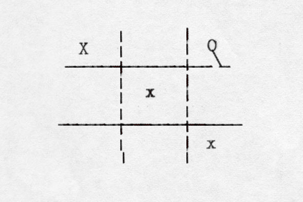 x | | | | | | | | | | | | | | | | | | ________________\_ ____________________ O X x