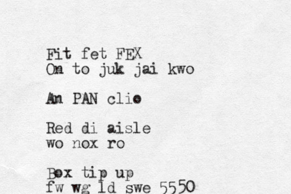 Fit fet FEX On to juk jai kwo An PAN clio Red di aisle wo nox ro Box tip up fw wg ld swe 5550