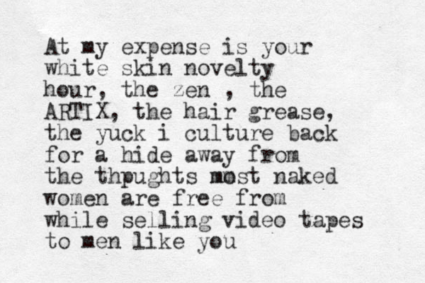 At my expense is your white skin novelty hour, the zen , the ARTIX, the hair grease, the yuck i culture back for a hide away from the thpughts mm most naked women are free from while selling video tapes to men like you
