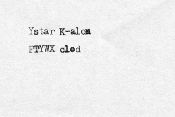 Ystar K-alon FTYWX clod