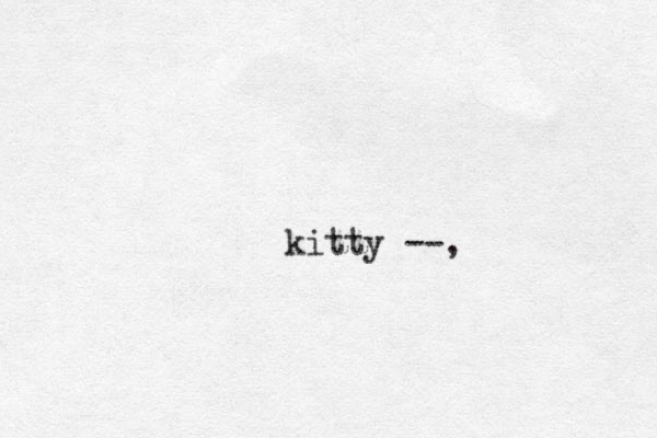 kitty --,