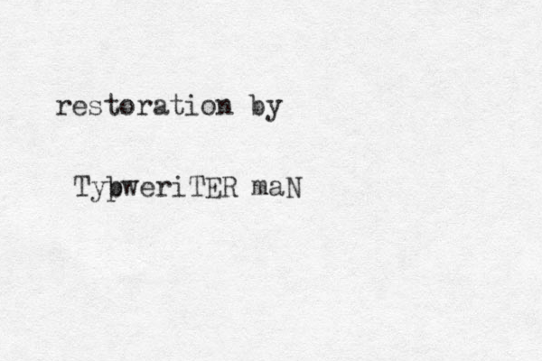 restoration by Tyb pweriTER maN 