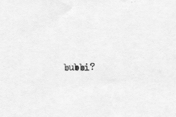 bubbi?