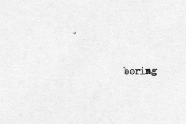 boring
