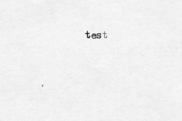 test 