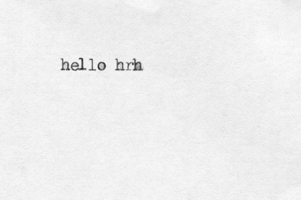 hello hrh