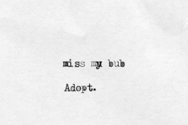 miss mu y bub Adopt.