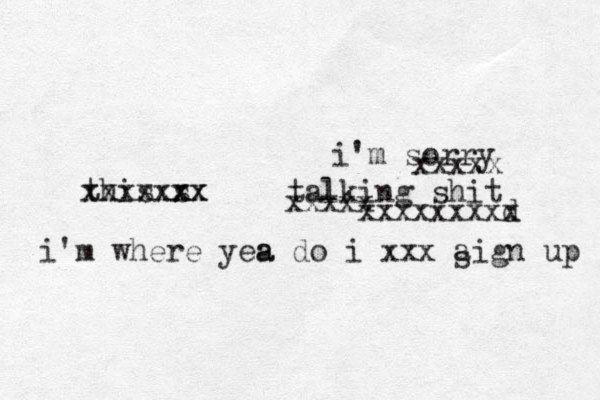 this s xxxxxxx x xxx i'm where yea d a o i xxx aign up s i'm sorry talking shit xxxxxxxxd x xxxxx xxxxx 