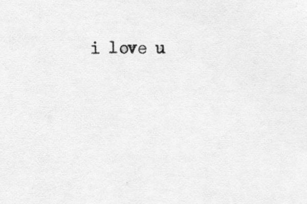 i love u