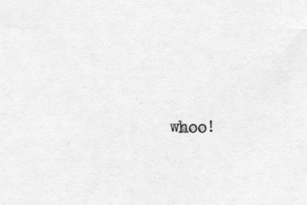whoo!