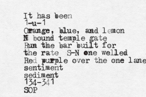 It has been 1-u-1 Orange, blue, and lemon N bound temple gate Run the bar built for the rate Red purple over the one lane sentiment sediment 134-341 SOP S-N one welled 
