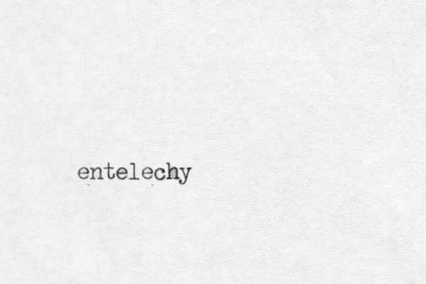 entelechy